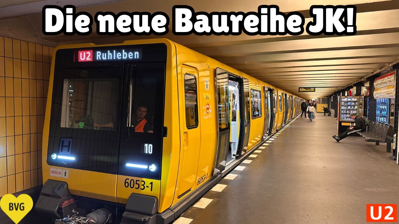 Die neue „JK“ Baureihe, der BVG! || Impressionen || U2 Kleinprofil || DasBrotIV