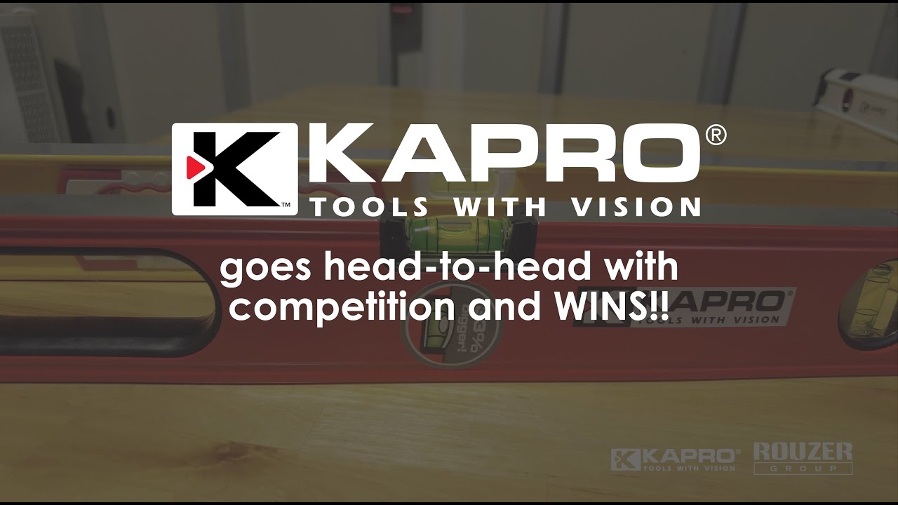 Kapro levels go head-to-head with competition and WINS