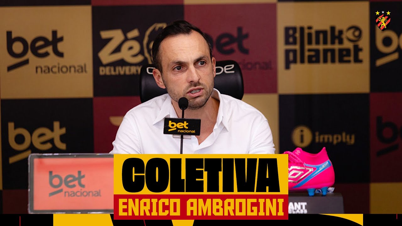 COLETIVA DO DIRETOR GERAL DE FUTEBOL DO SPORT, ENRICO AMBROGINI