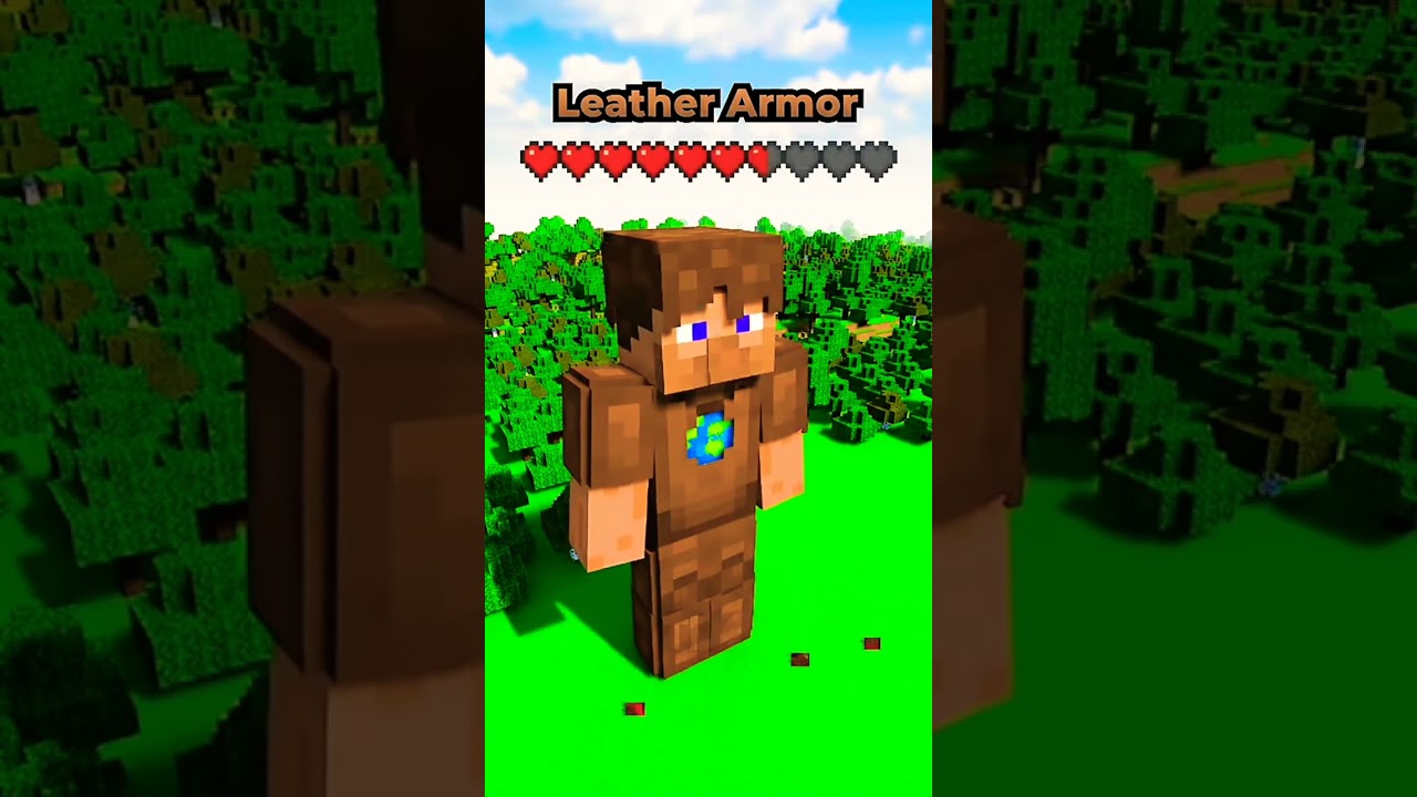 Upgrading Steve's Armor vs Earth Drop , ☔ #animation #shortvideo #shorts #minecraft