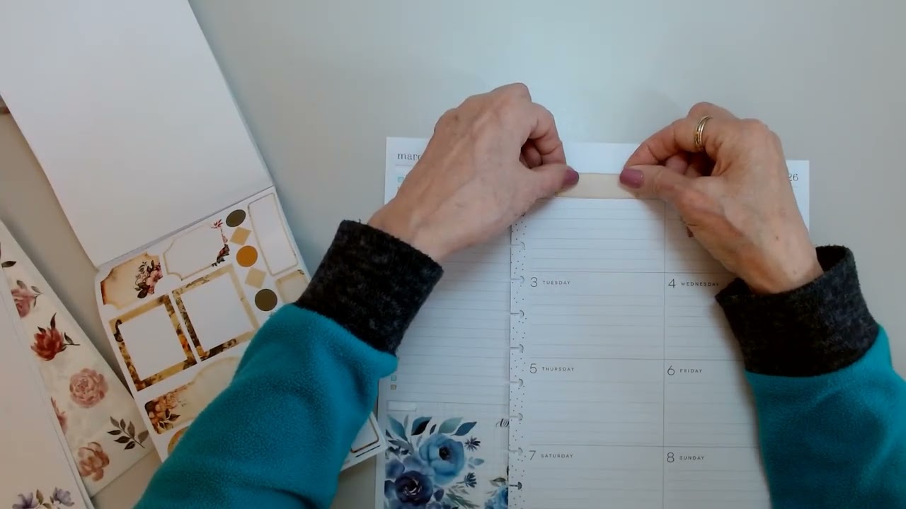 2-8 марта - Панель управления Happy Planner - Радужный сад