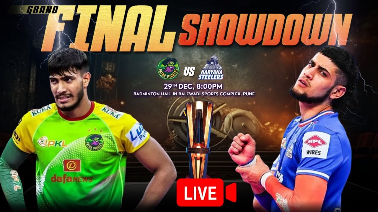 PKL 11 Final LIVE: Haryana Steelers are new PKL 11 Champions. #kabaddilive