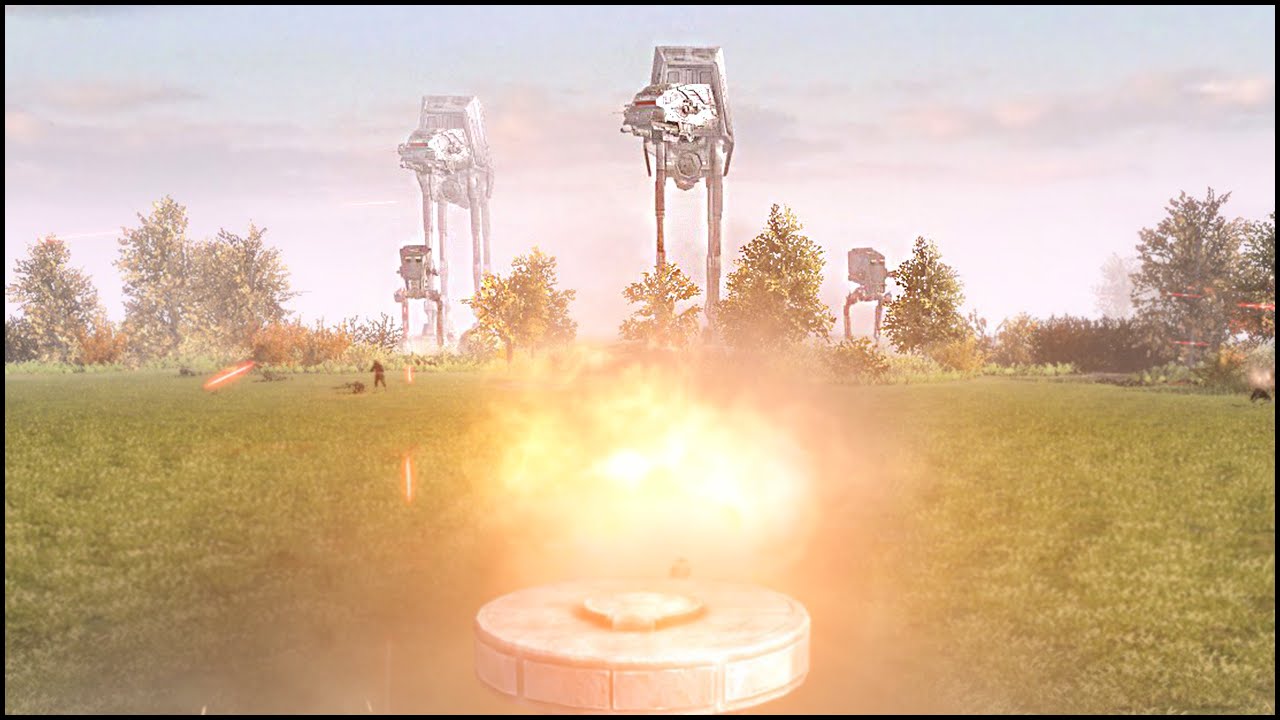 STAR WARS REBEL LINE DEFENSE - Star Wars: Galaxy at War Mod Gameplay