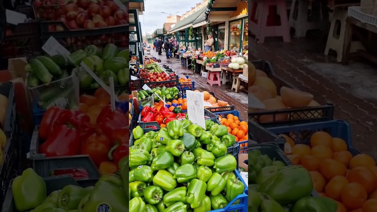 Russia. Street market.