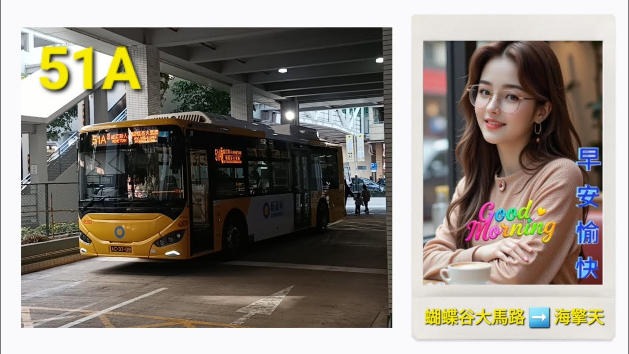Macau Bus S.A.R.L. HE383 @ 51A 澳門新福利公共汽車有限公司 Higer KLQ6106GHEV 蝴蝶谷大馬路 海擎天