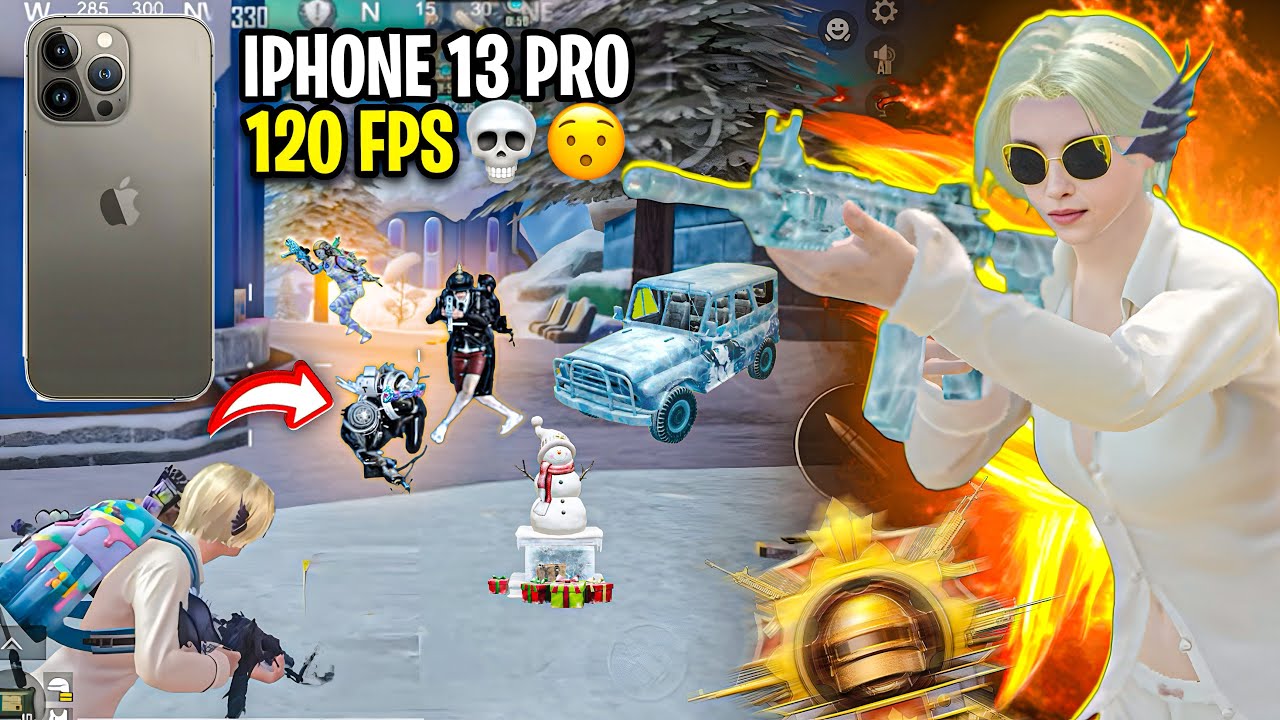 IPhone 13 PRO PUBG TEST 🥶😱 (HDR+120FPS) GAMEPLAY #35 