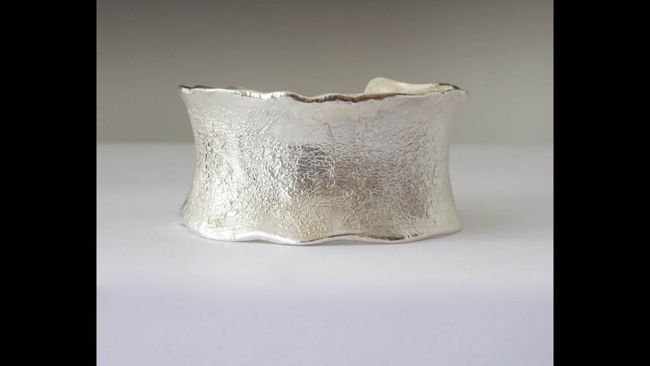 Jewelry Tutorial: Anticlastic Cuff From Reticulation Silver