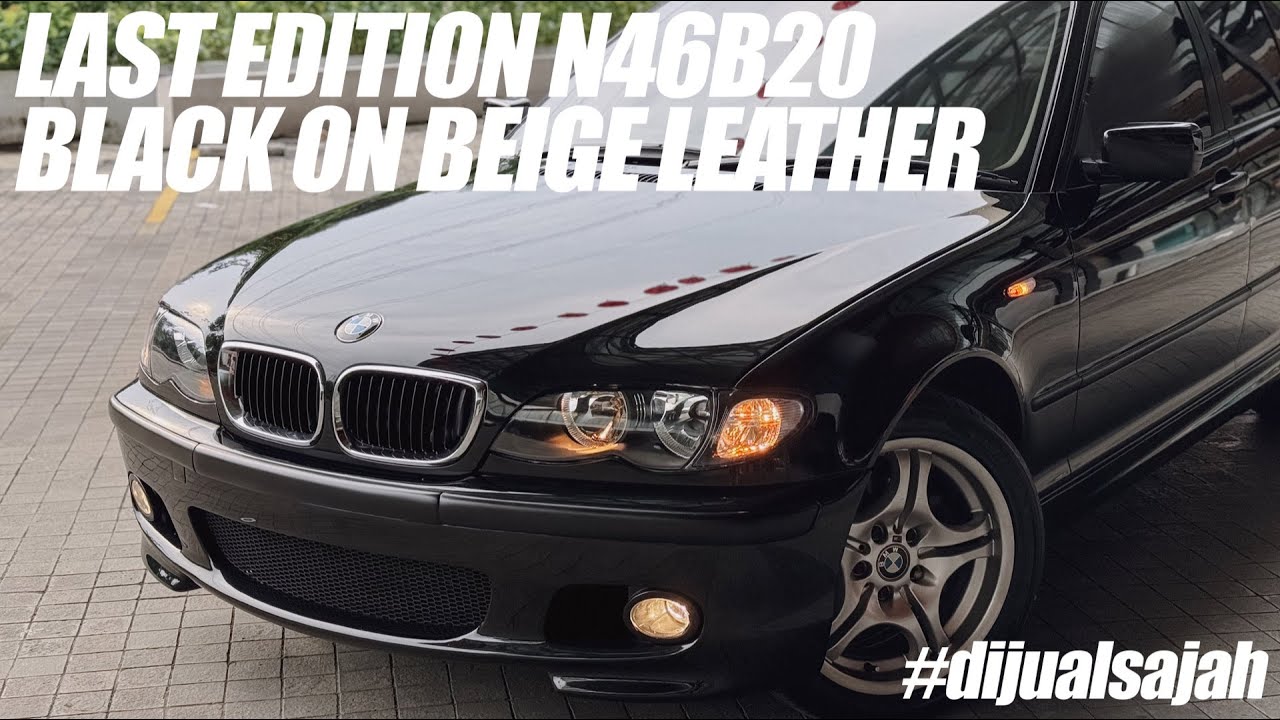 YANG KALIAN CARI | E46 318i AT 2004 BLACK SAPPHIRE ON BEIGE | KM 53 RB INTERIOR SEGERRR #dijualsajah