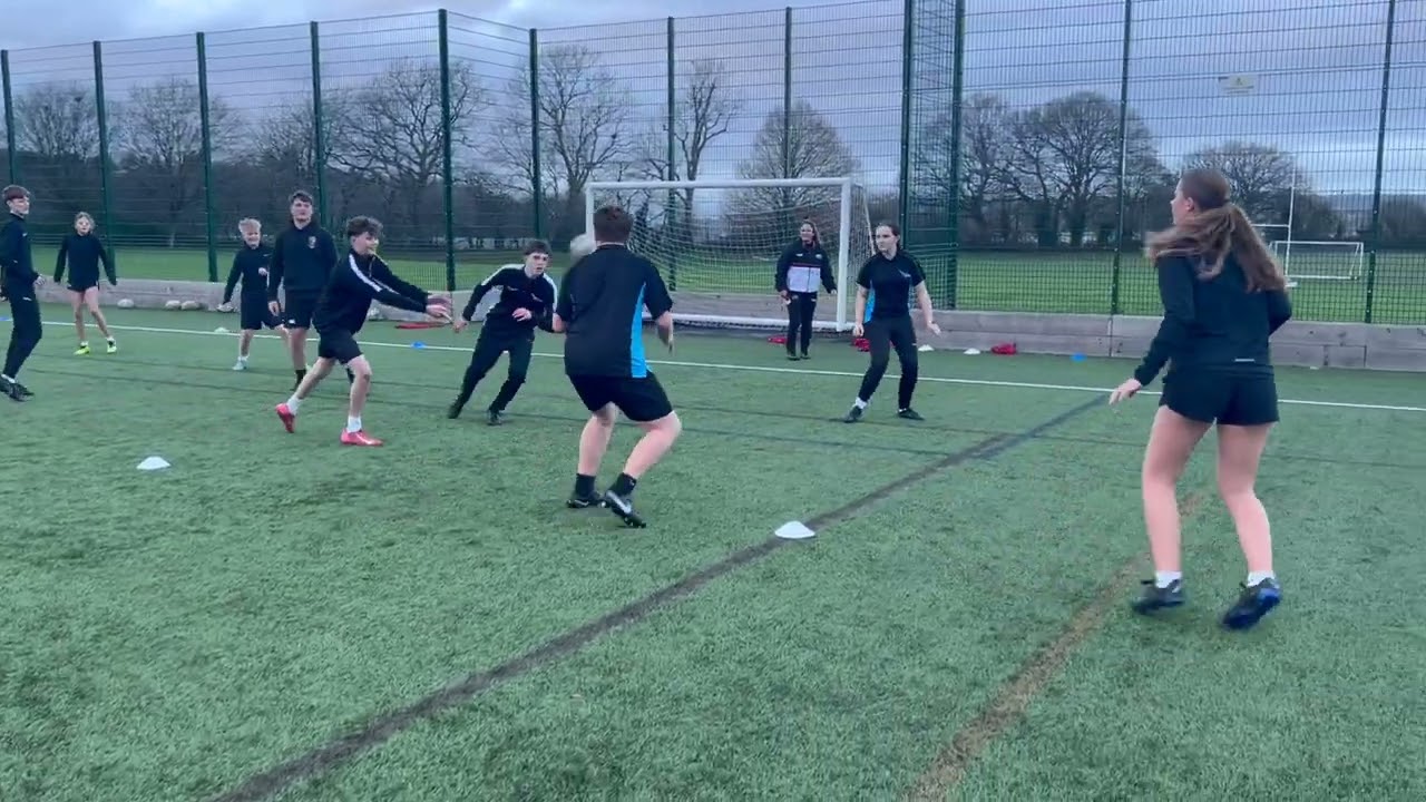 Secondary School Touch Rugby games - Connect 6