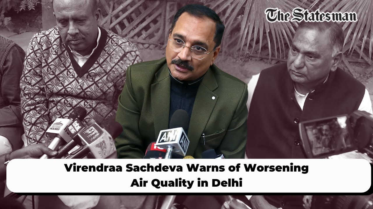 BJP Protests Against AAP Govt Over Pollution; Virendraa Sachdeva Warns of Worsening Air Quality