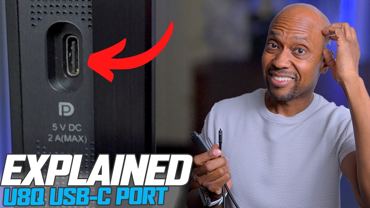 Объяснение порта USB-C для дисплея на Hisense U8Q!