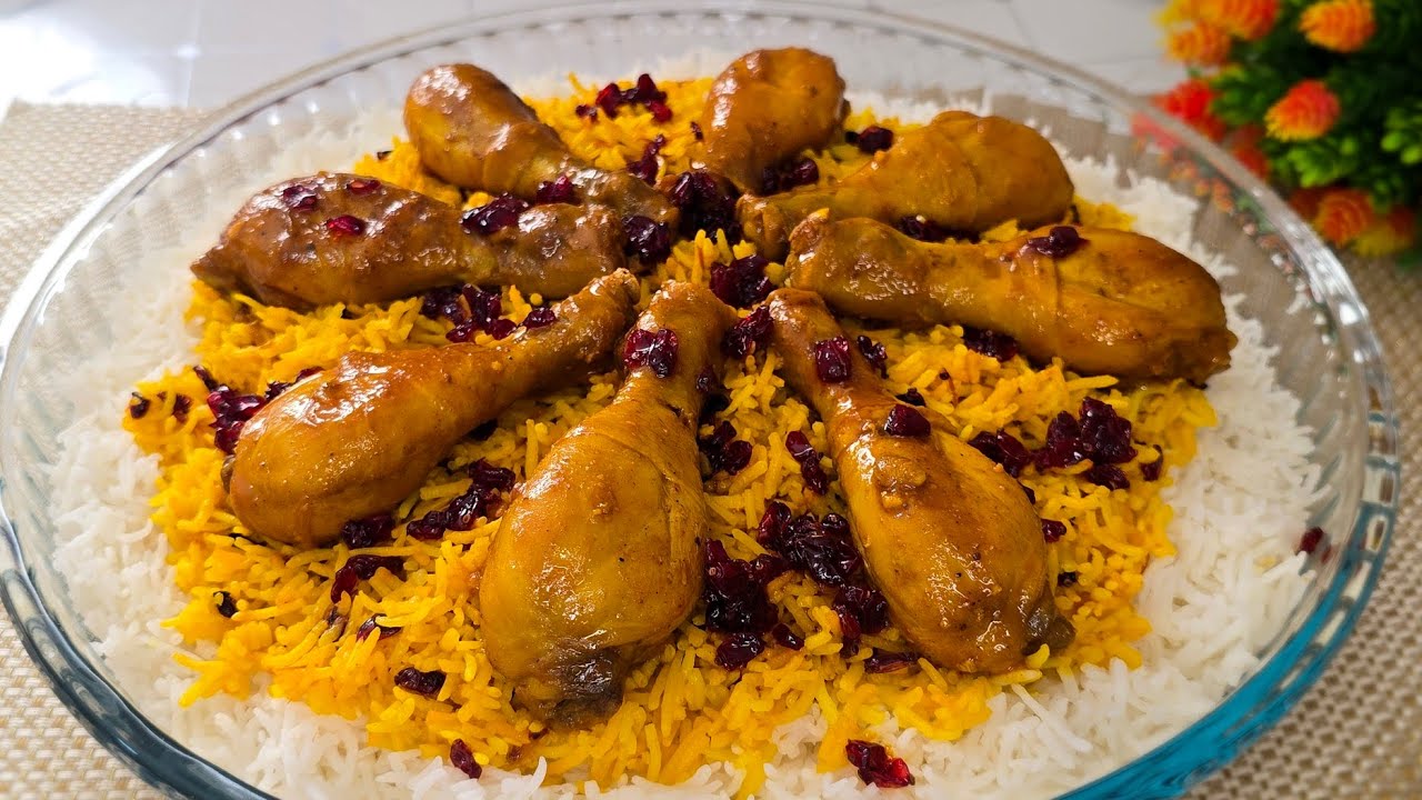Zereshk Polo ba Morgh | The Most Famous Persian Chicken & Rice Recipe