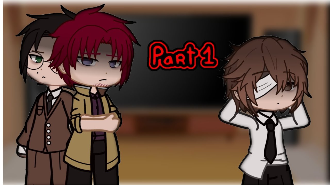 oda and ango react to dazai /bsd/ -part1-