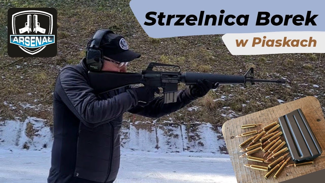Pistolet RX, Karabinek AK GN wz. 60, Karabin M16 #Strzelnica Borek koło Piask #shorts