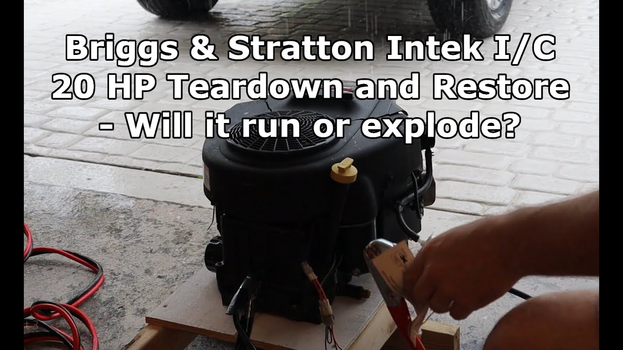 Briggs & Stratton Intek I/C 20 HP Teardown and Restore - Part 3