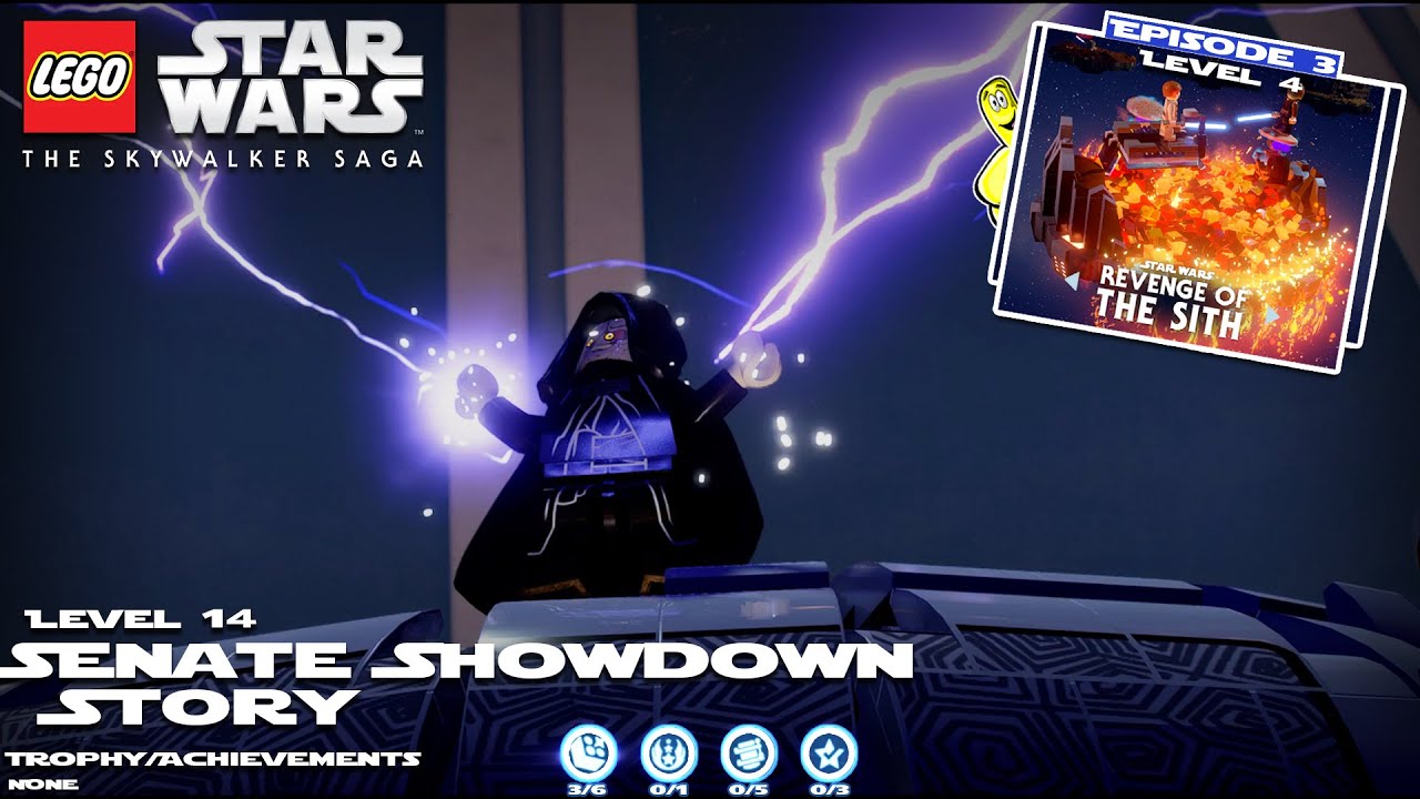 Lego Star Wars The Skywalker Saga: Lvl 14 Senate Showdown STORY - HTG