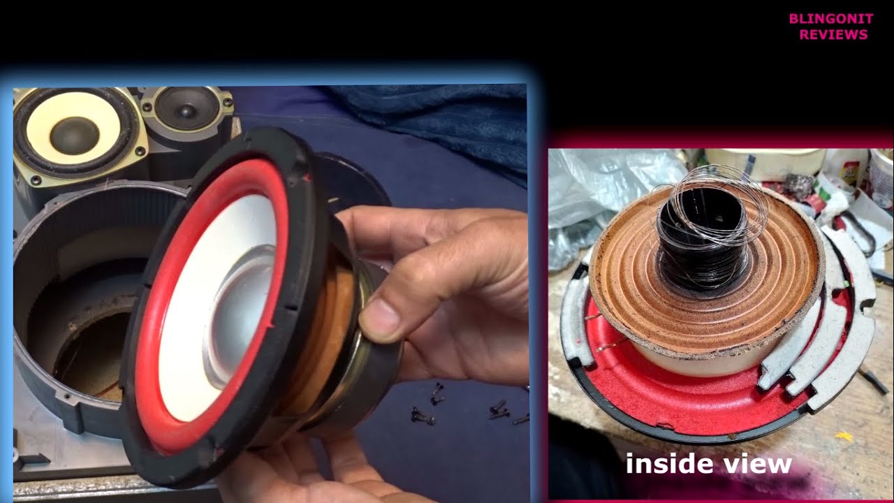 JVC MX-GT91R, speaker disassembly ,episode 1