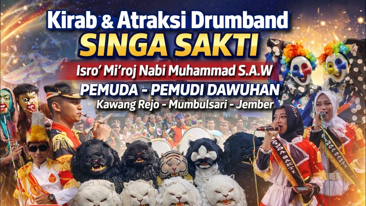 Live Show Acara Isro' Mi'roj PEMUDA PEMUDI DAWUHAN Kawang Rejo - Mumbulsari - Jember