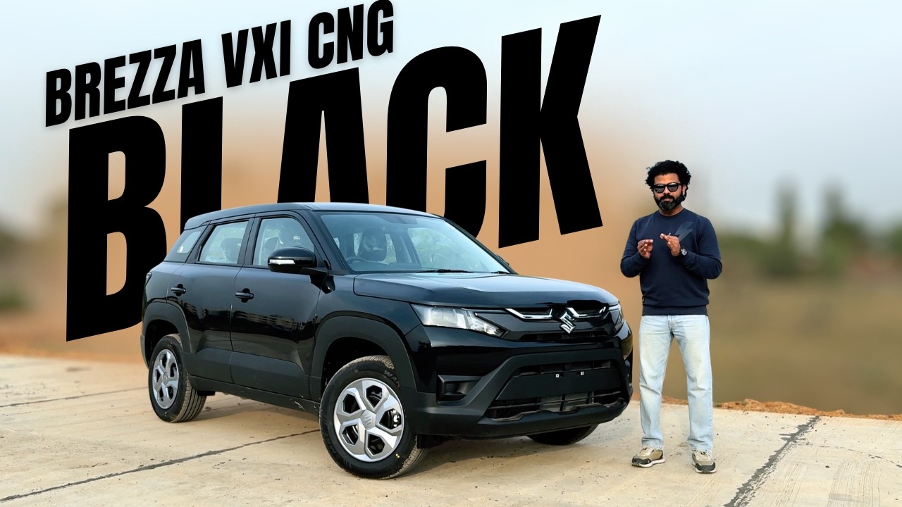 New Maruti Brezza Black VXi CNG Review | Most Value For Money! | Motorxone
