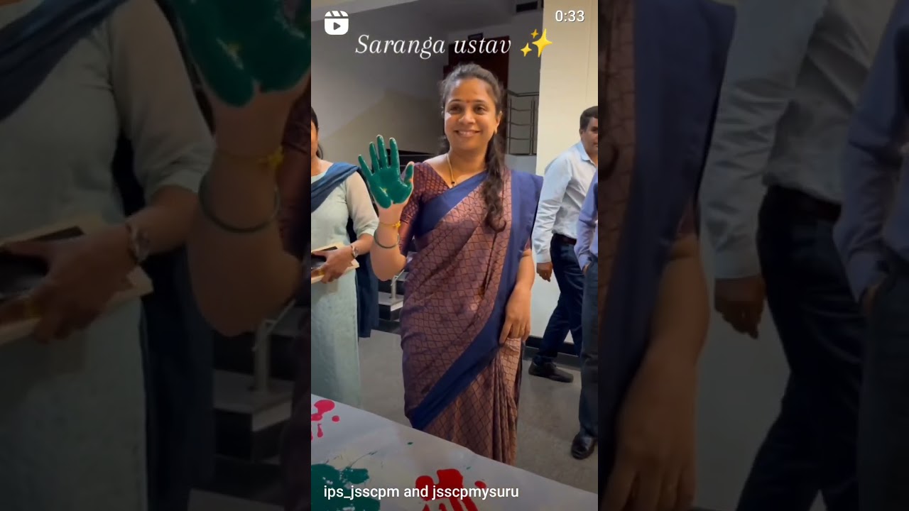 2024 Sarang Ustava in jss college of pharmacy Mysore 😎