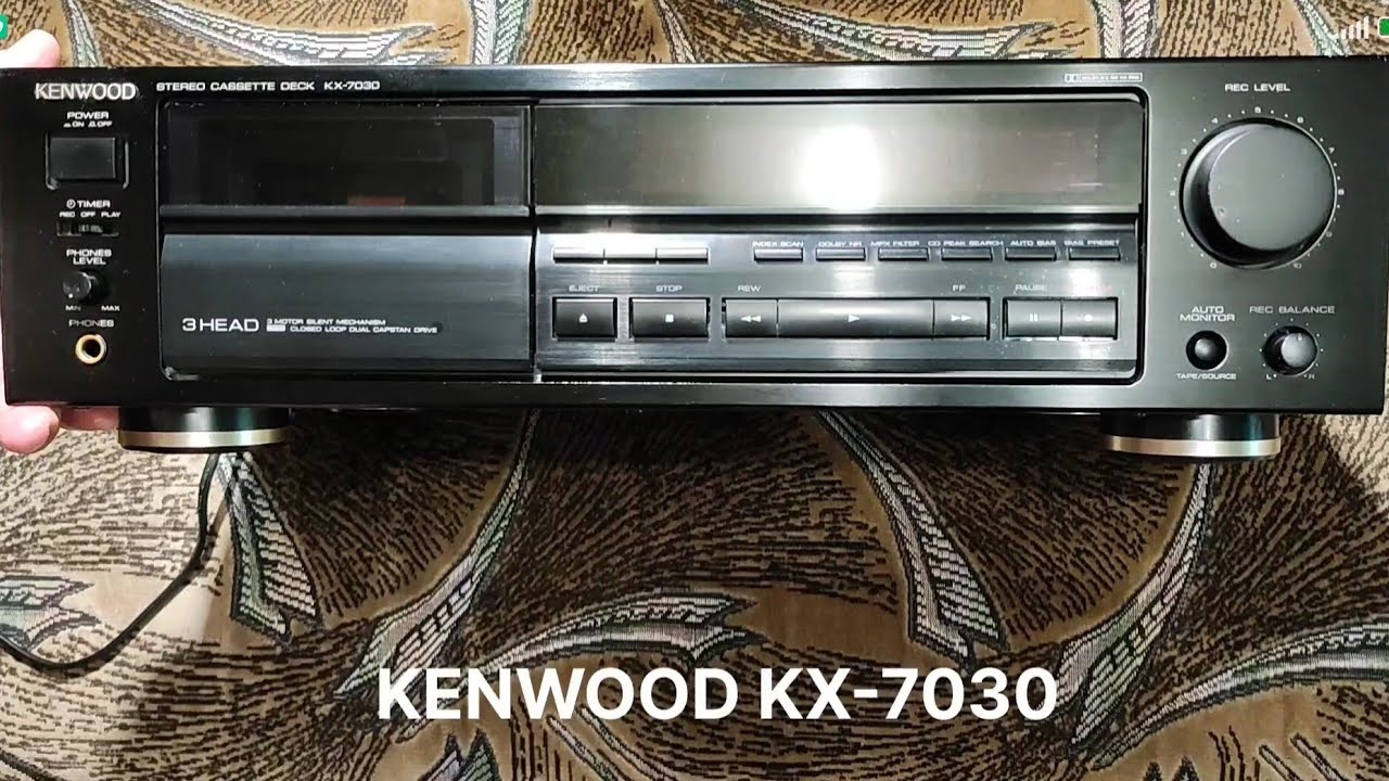 Кассетная дека KENWOOD KX-7030, смазка лпм, инструкция и схема в описании #kenwood