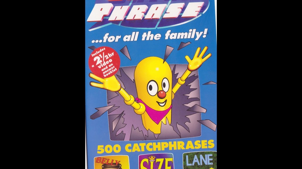 Catchphrase...For All The Family! VHS (1994)