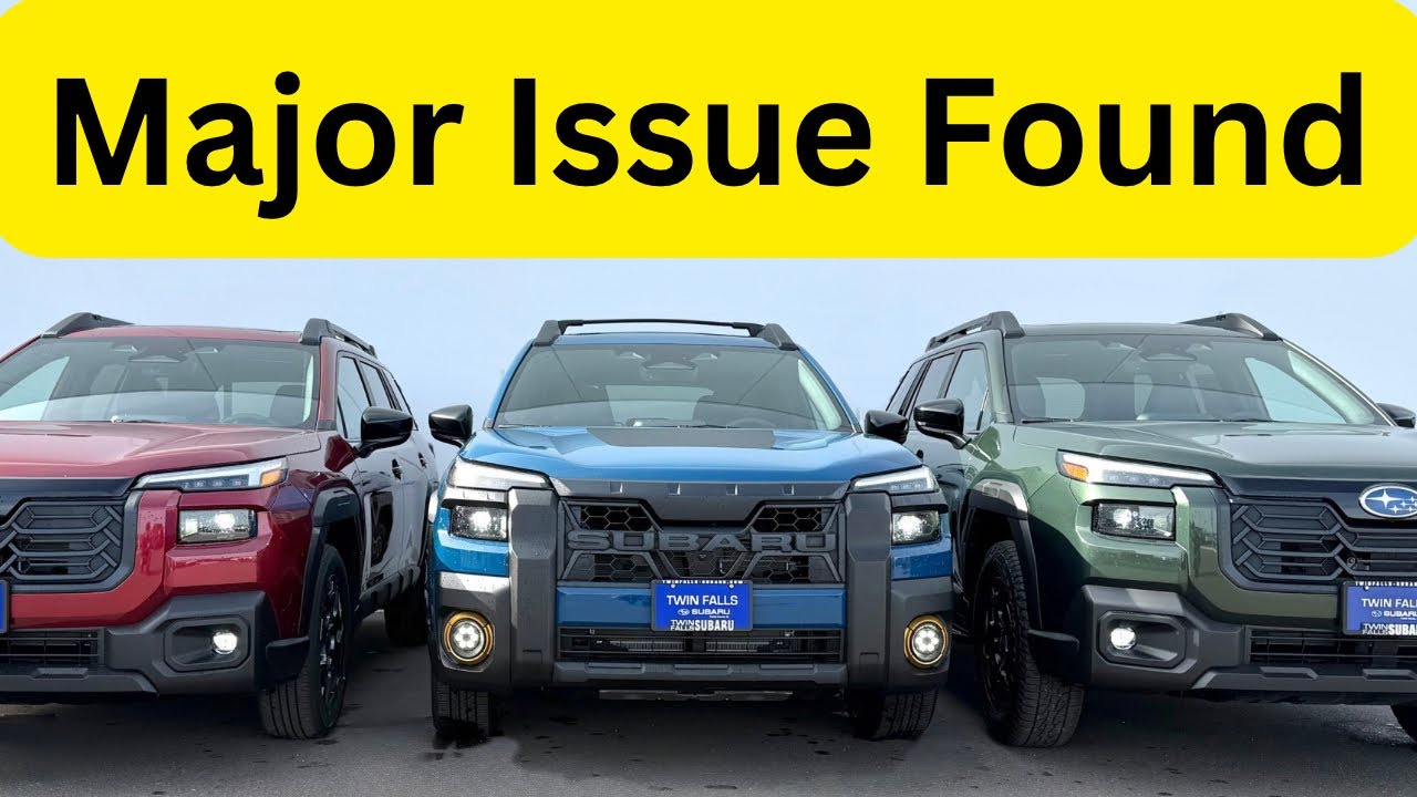 Subaru Outback 2026 года против Outback Wilderness против Outback с увеличенным дорожным просветом.