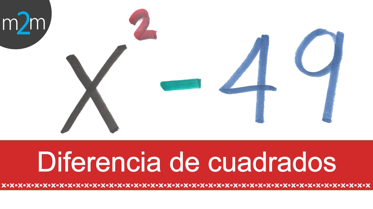 Diferencia de cuadrados │ factorización