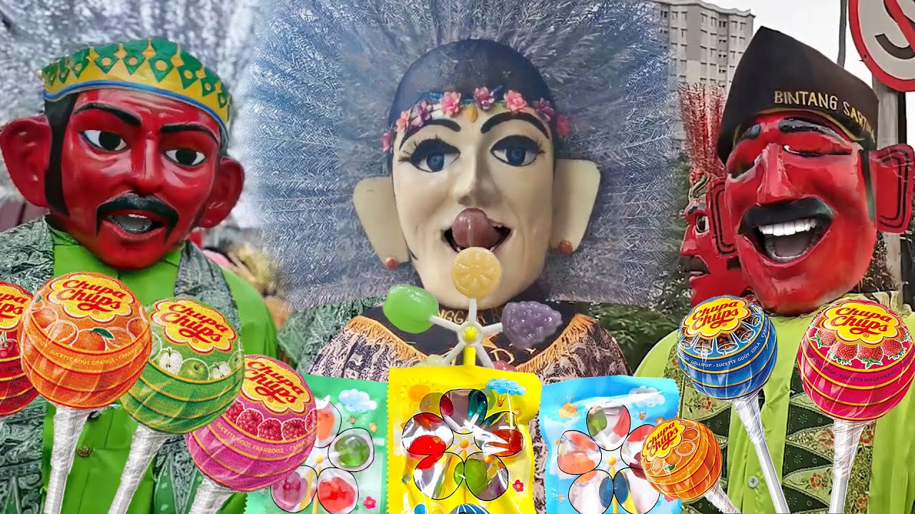 Ondel Ondel Betawi Kompilasi 30 Menit Makan Permen Warna warni sampai Kekenyangan LUcu