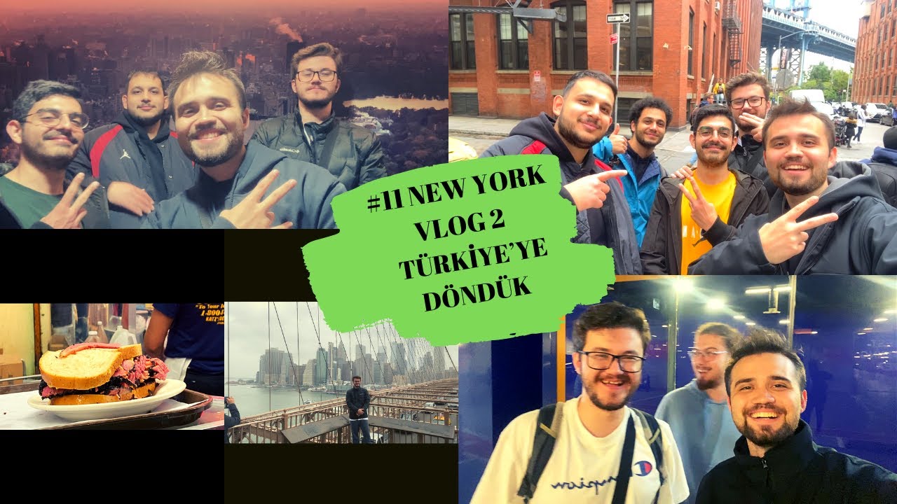 #11 NEW YORK VLOG 2, TOP OF ROCK'A ÇIKTIK,DUMBO VE BROOKLYN BRİDGE TURU,SONUNDA TÜRKİYE'YE DÖNDÜK