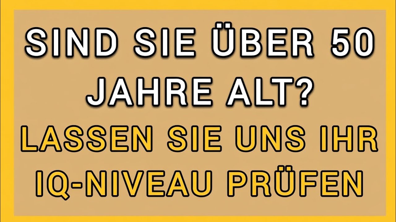 NUR ERWACHSENE MIT HOHEM IQ KÖNNEN IN DIESEM QUIZ 11 VON 36 ERREICHEN! #QUIZ 🧠🔥