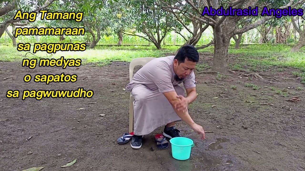 Ang tamang pamamaraan sa pagpunas ng medyas o sapatos sa pagwuwudho