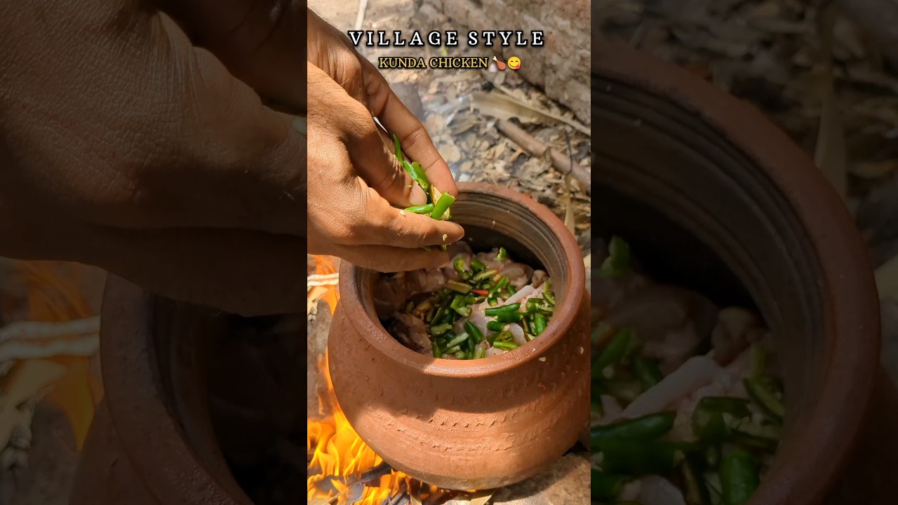 Traditional Pot(kunda) Chicken Cooking Vlog | Village Style