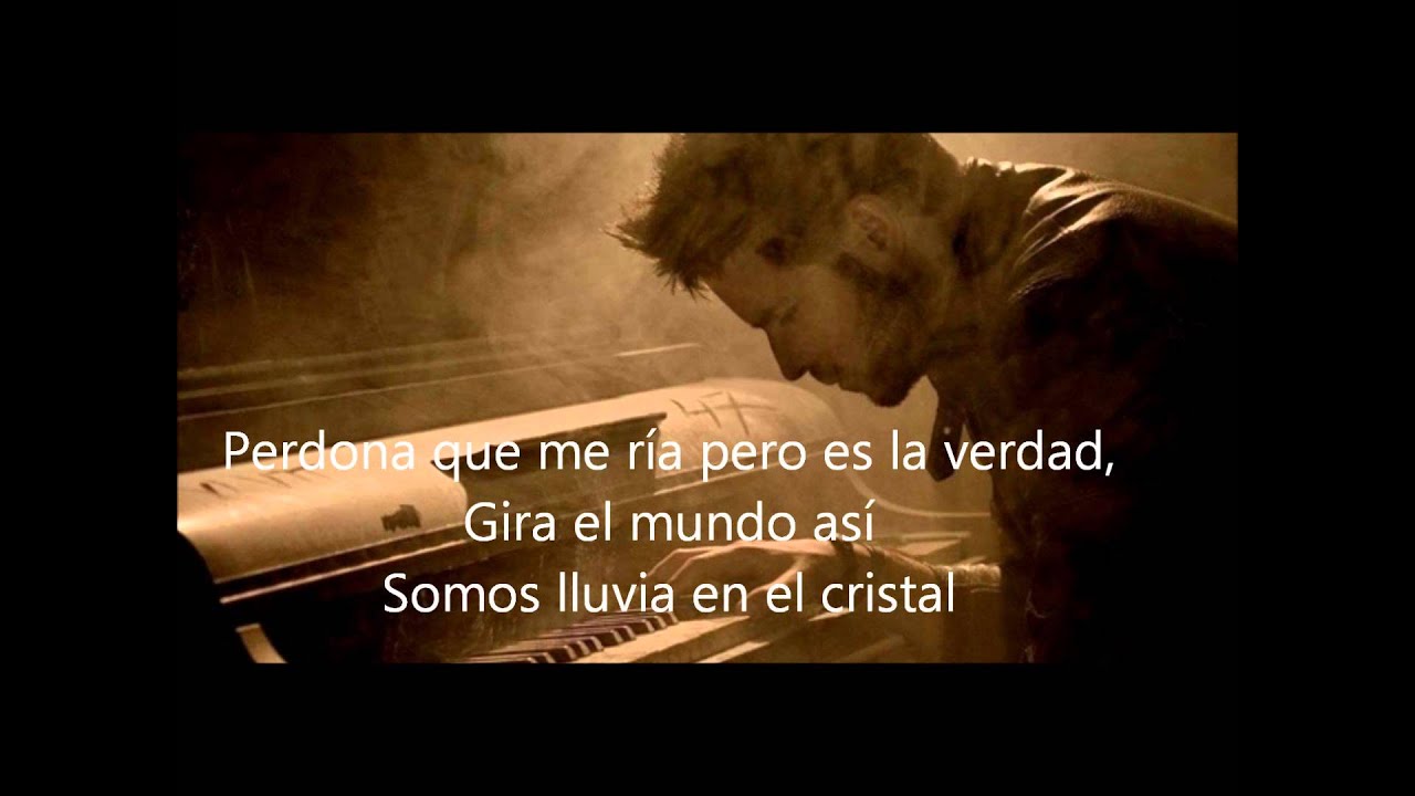 Pablo López - Lluvia en el cristal (Con letra)