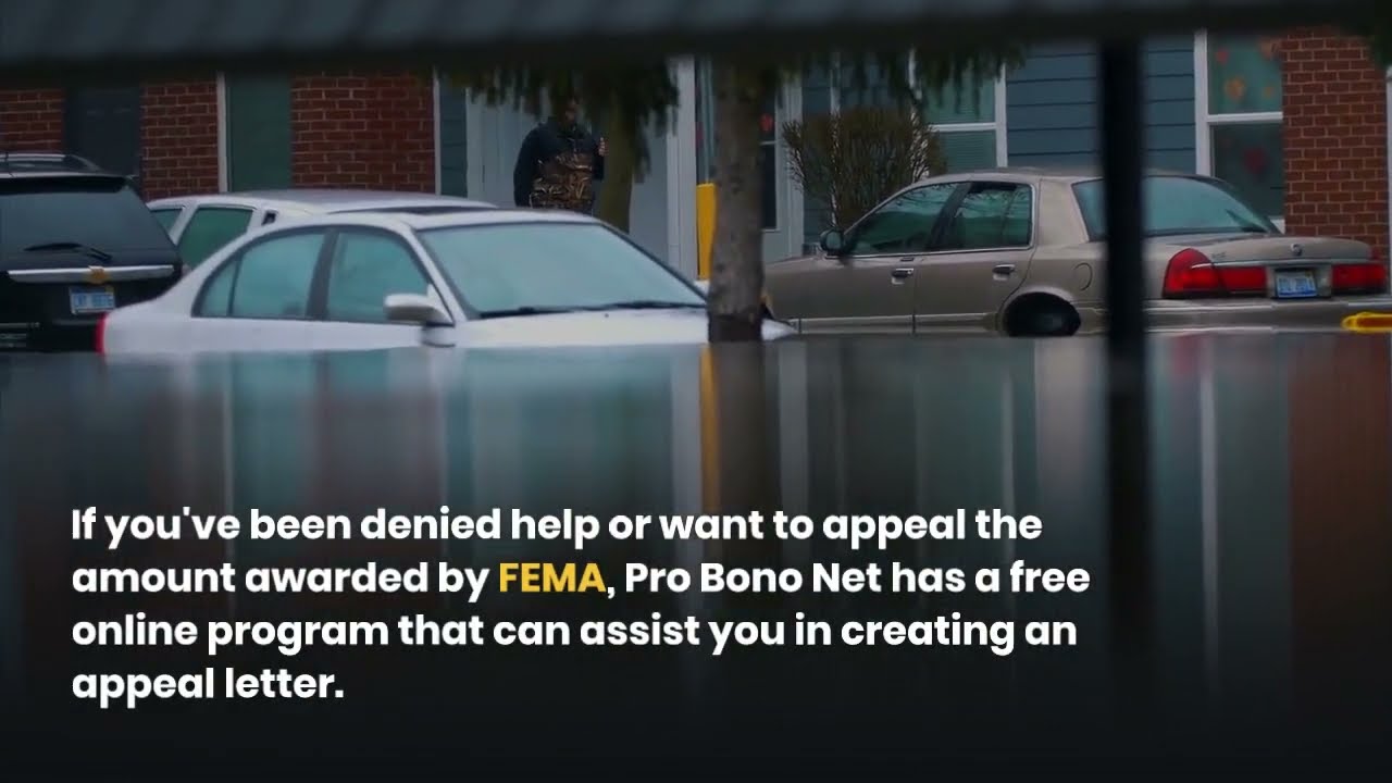 Create An Appeal Letter to FEMA with Pro Bono Net's Free Online Program