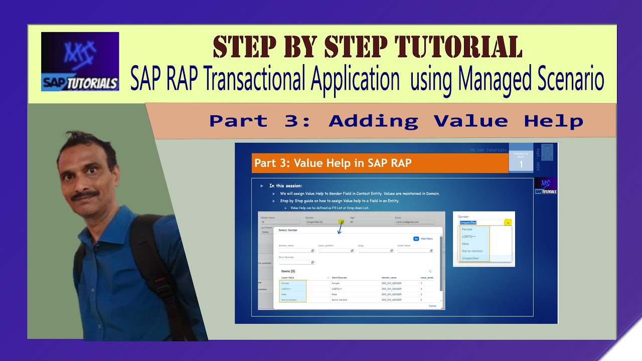Часть 3: Приложение SAP RAP для транзакций — управляемый сценарий: добавление глобального поиска ...