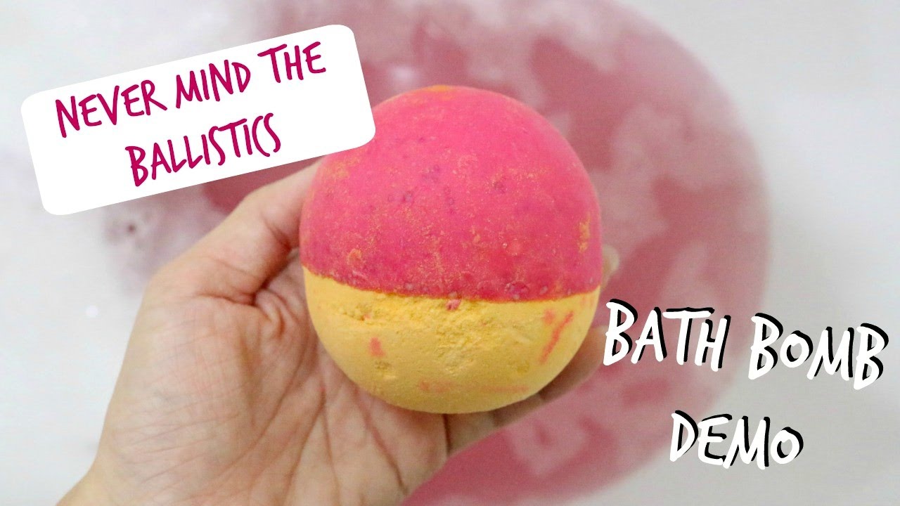 Nevermind The Ballistics Bath Bomb Demo | Lushieebath