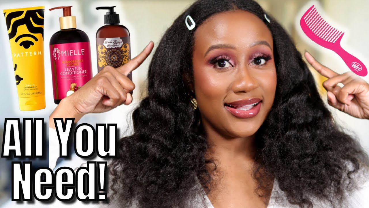 ALL YOU NEED TO GO NATURAL 2023! // Natural Hair STARTER KIT // Products + Styling Tools