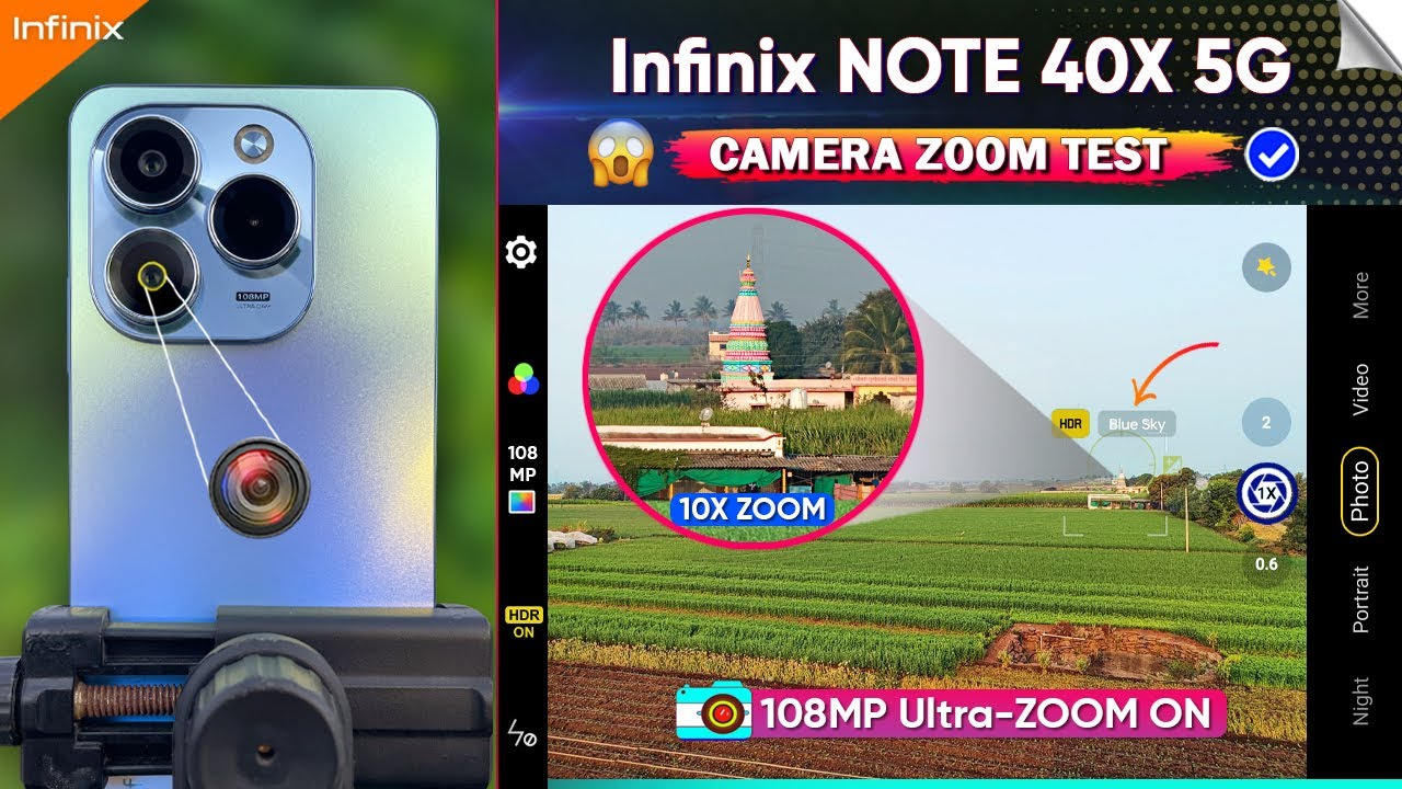 Infinix NOTE 40X 5g Camera Zoom Test | 108MP Ai Camera Video Test | Infinix Note 40X 5g Camera Test
