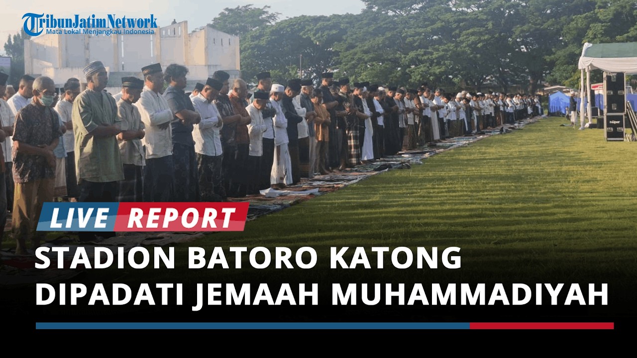 Stadion Batoro Katong Dipadati Jemaah Muhammadiyah, Salat Idulfitri 1447 H Berlangsung Khidmat