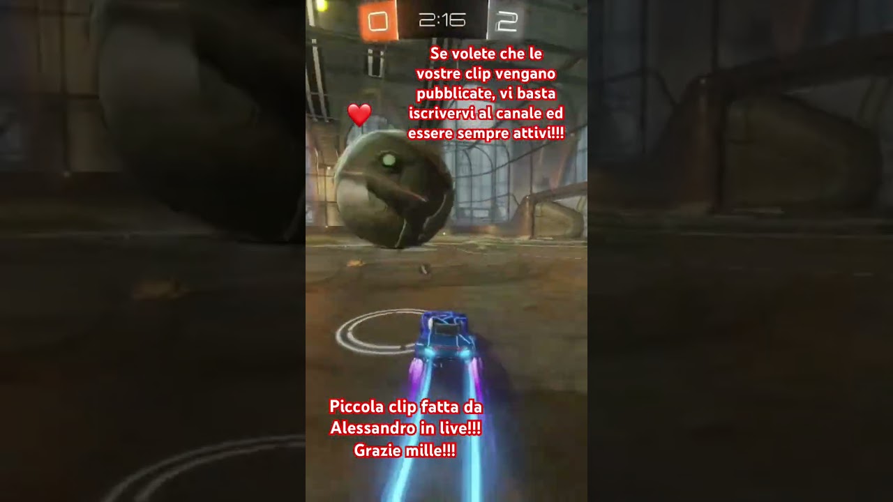 Grazie di tutto!❤️ continuiamo cos&igrave;, video correlatooooo!!! #rocketleague #rl #shorts #youtubeshorts