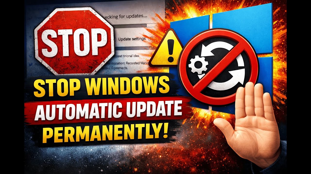 Stop Windows 11 Automatic Updates Permanently | Stop High Data Consumption on Windows 11