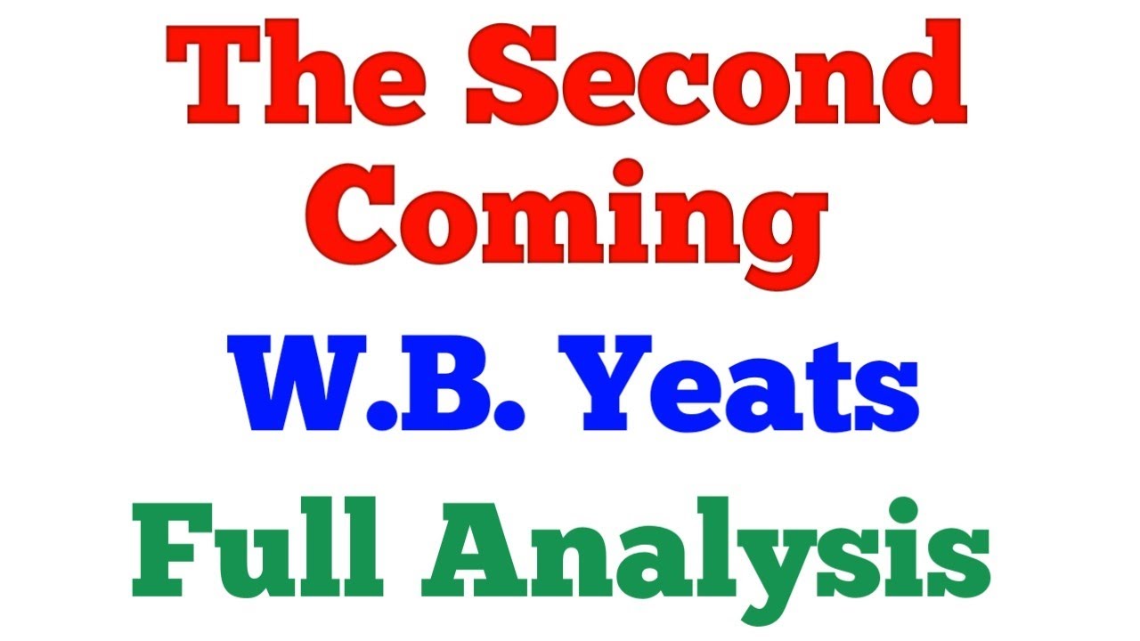 THE SECOND COMING | W.B. YEATS | FULL ANALYSIS | TARGET LITERATURE