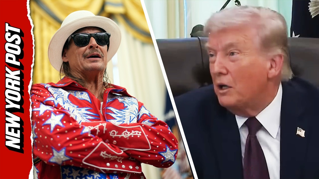 Trump wypowiada się na temat helikoptera wojskowego nad domem Kida Rocka