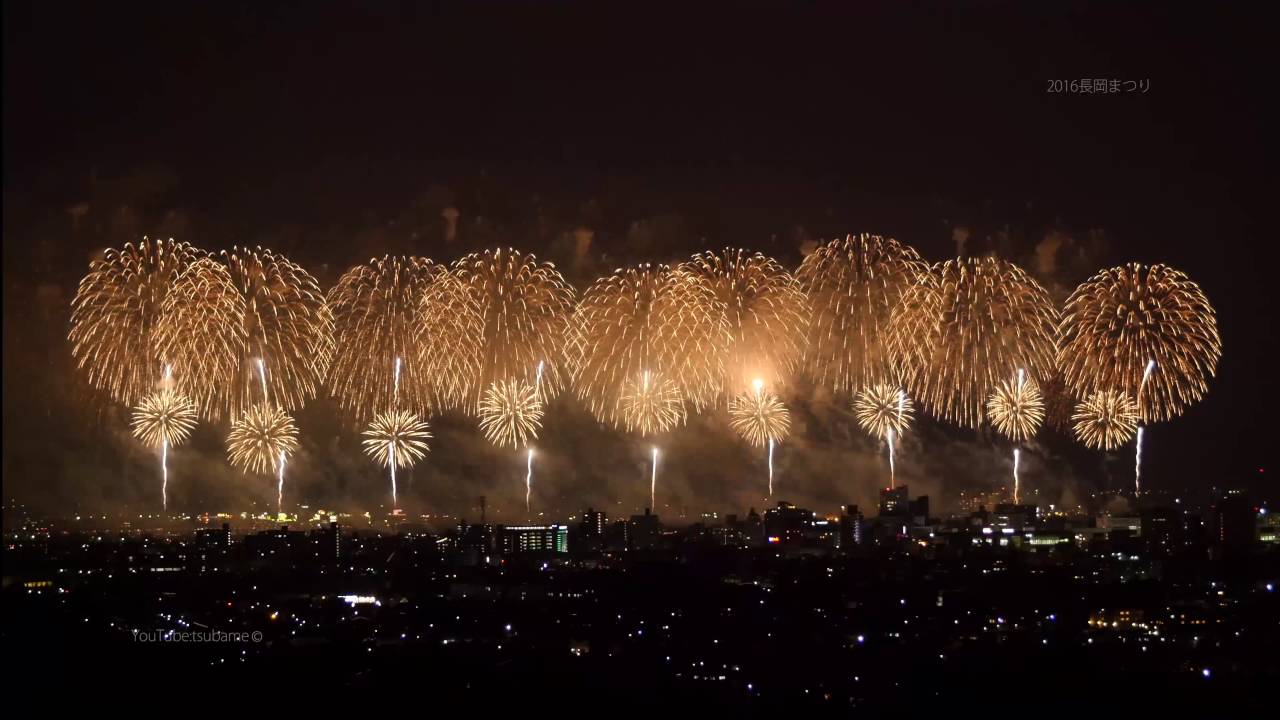 2016 長岡花火 フェニックス [4K] Revival prayer fireworks【Phoenix】 2016年8月3日 Nagaoka Fireworks festival