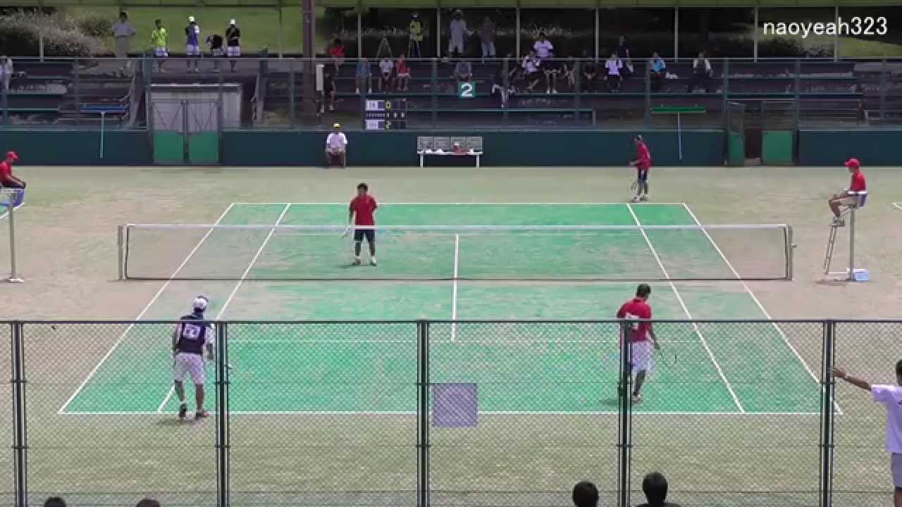 2015年 第69回 西日本選手権 一般男子 準決勝 林・真柄 対 桂・塩嵜