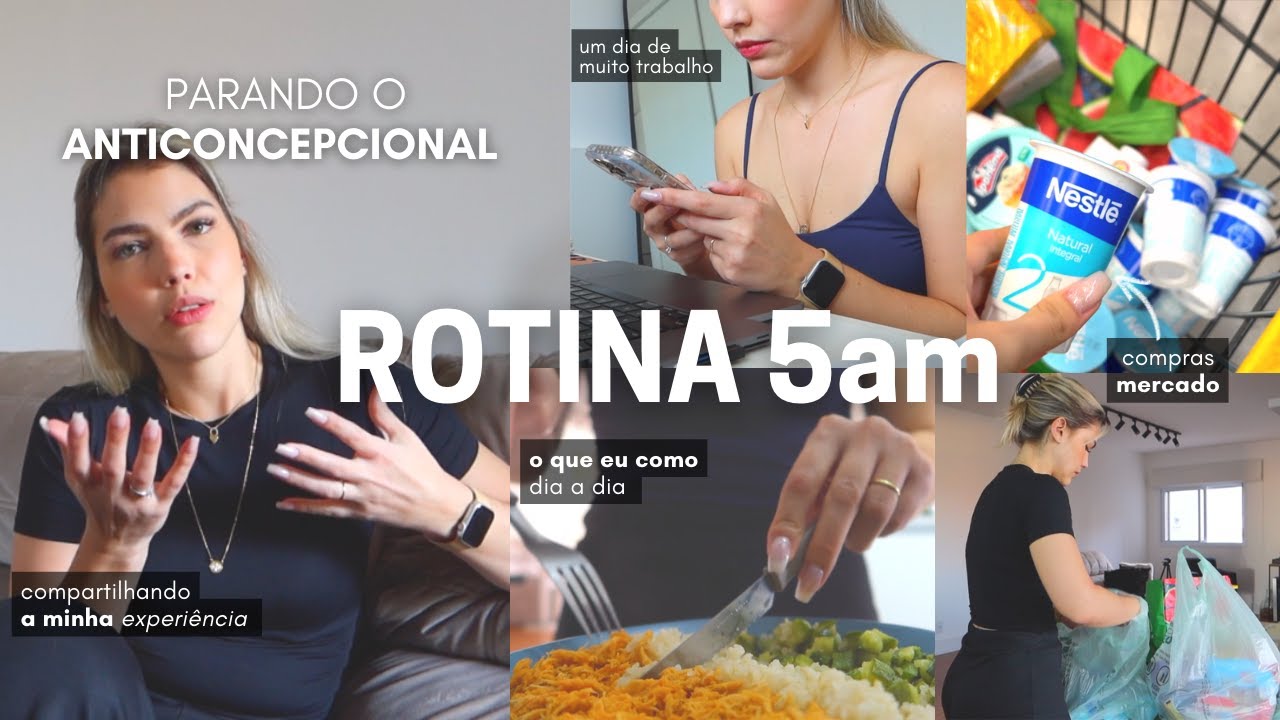 PARANDO ANTICONCEPCIONAL, COMO SER PRODUTIVA, MERCADO | UM DIA COMIGO BEM REAL