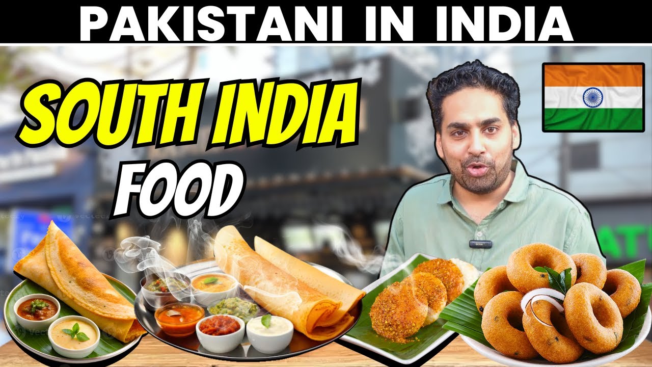PAKISTANI🇵🇰 EATING TOP SOUTH INDIAN 🇮🇳 FOOD | INDIAN STREET FOOD
