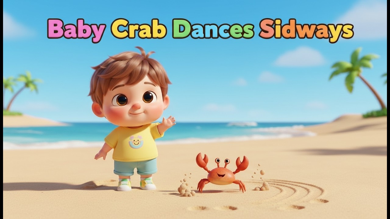 Baby Crab Dances Sideways – Nursery Rhyme, Ocean Fun, and Playful Dance Adventure