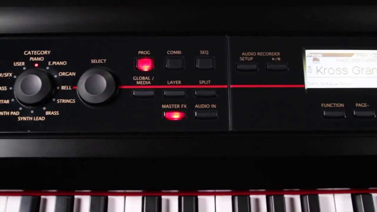 KORG KROSS, часть 1: вступление и навигация